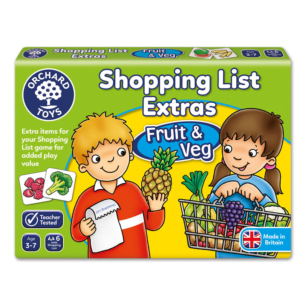 Image of Orchard Toys Shopping List Extras Fruit & Veg