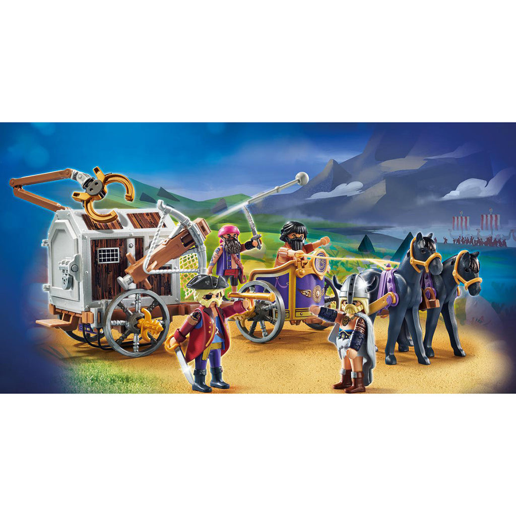 Image of Playmobil THE MOViE:Charlie with Prison Wagon 70073
