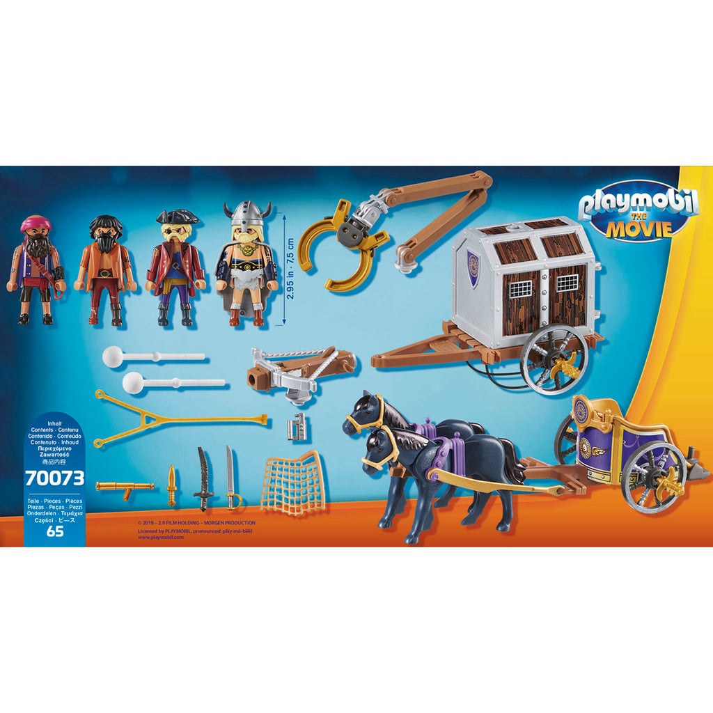Image of Playmobil THE MOViE:Charlie with Prison Wagon 70074