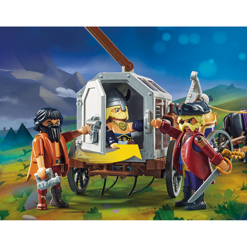 Image of Playmobil THE MOViE:Charlie with Prison Wagon 70076