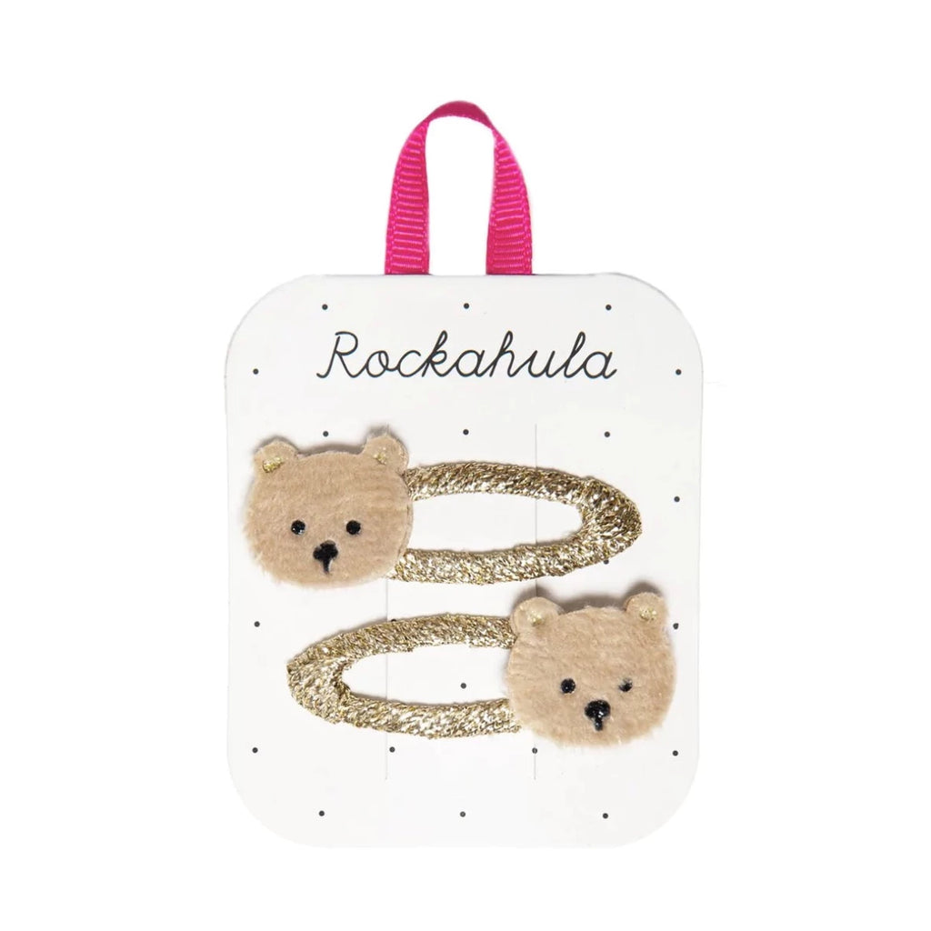 Rockahula | Teddy Bear Hair Clips | CocoLoons