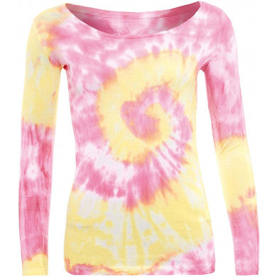 Tie Dye Top | Pink/Yellow/White | Chocoloons