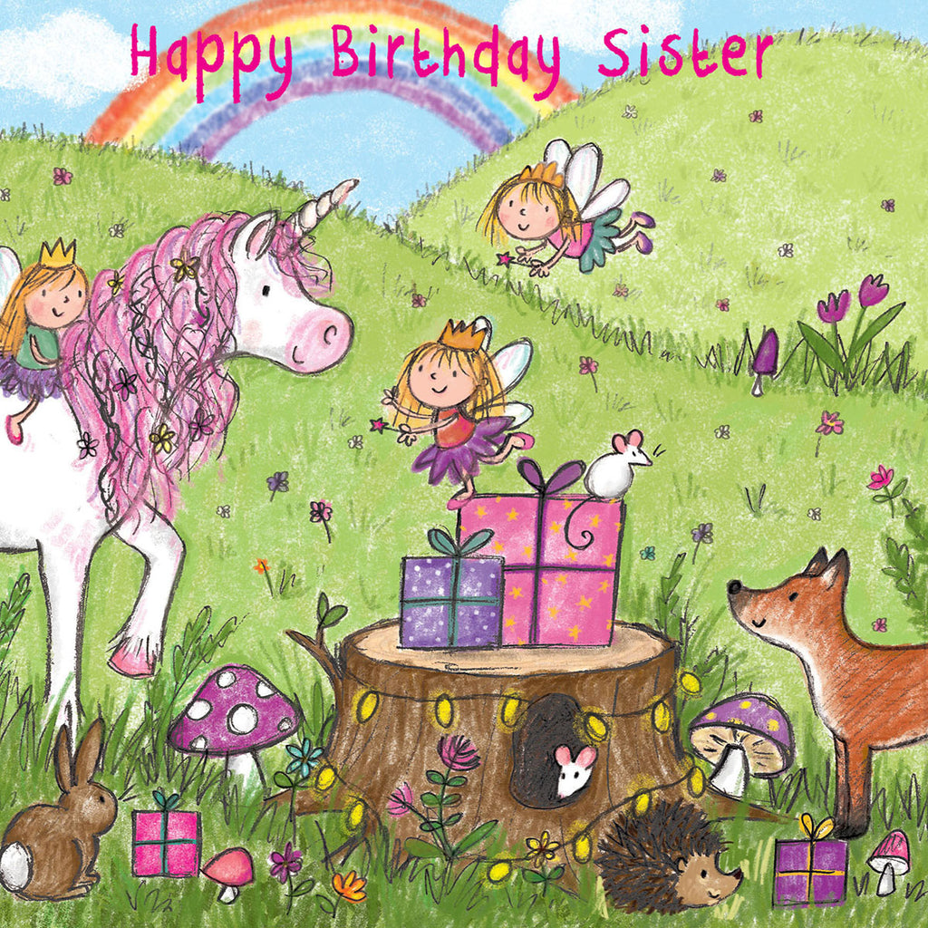 Twizler  Happy Birthday Sister Card